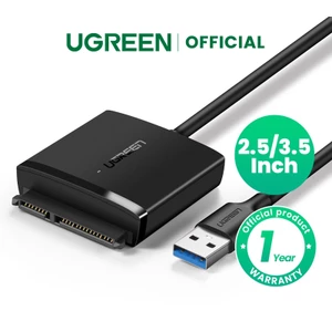 Cáp chuyển đổi SATA sang USB 3.0 UGREEN với Bộ chuyển đổi UASP SATA III sang USB cho ổ cứng 2,5 "Đĩa HDD