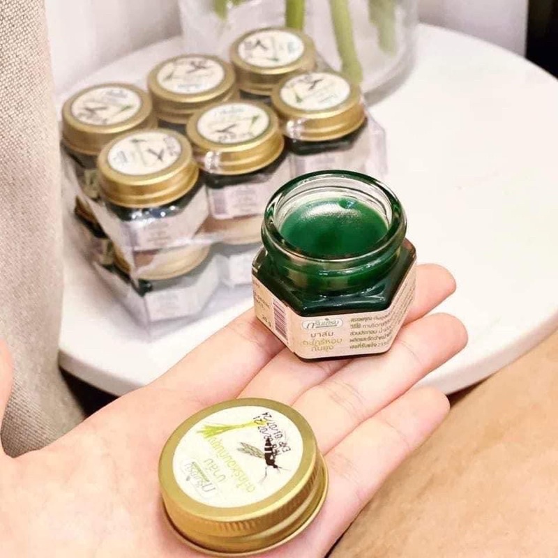 Cao Thoa Muỗi Đốt Green Herb Balm chuyên thoa Chống muỗi đốt, Chống côn trùng cắn thái lan cho bé