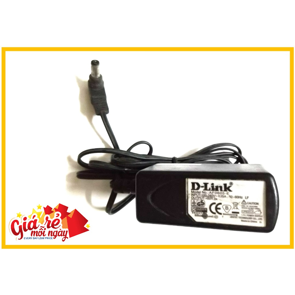 Adapter 5V 1.2A Router D-Link sạc nguồn đầu ra cổng tròn | Shopee Việt Nam