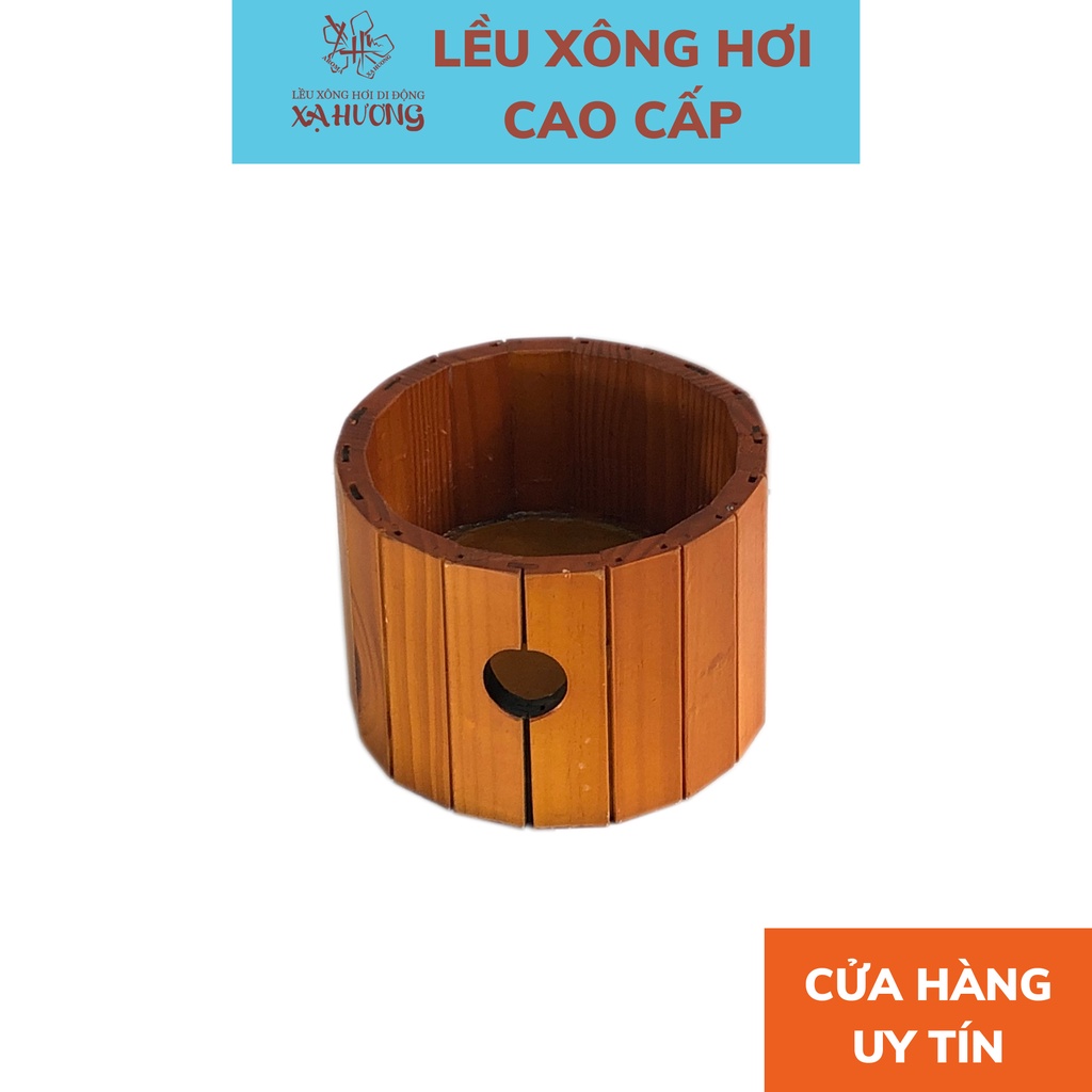 Chậu Gỗ Xông Hơi Cao Cấp Xạ Hương