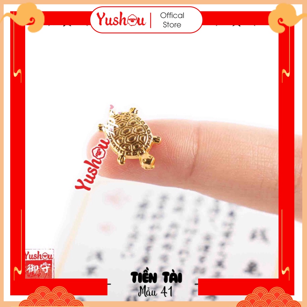 Trang trí ốp lưng Yushou Tiền Tài - Mẫu 41 - Rùa tài vận, Có sẵn, Quà tặng ý nghĩa.