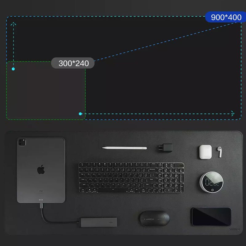 Miếng Lót Chuột Xiaomi MIIIW Bằng Da Cỡ Lớn Chống Thấm Nước Mềm Mại Và Bền