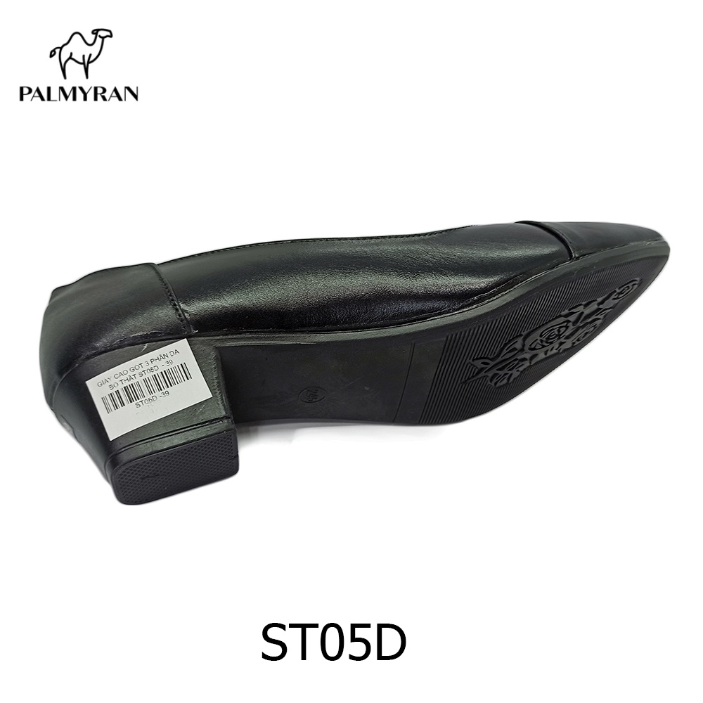 Giày nữ cao gót da bò thật cao cấp palmyran ST05D