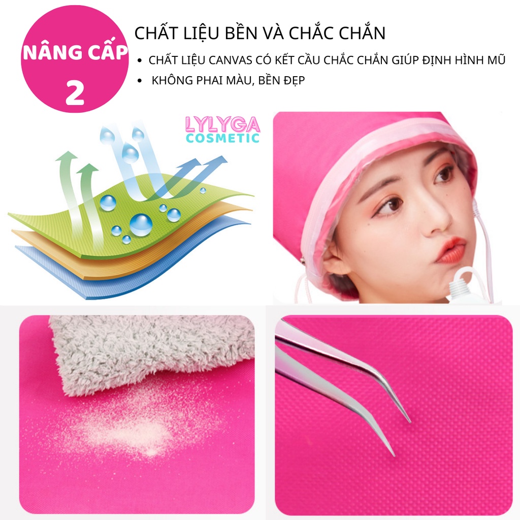 Mũ ủ tóc hấp tóc nhiệt tại nhà, nón kích nhiệt chống nước an toàn 2 cấp độ Tăng hiệu quả kem ủ tóc keratin collagen DC12 | BigBuy360 - bigbuy360.vn