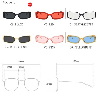 Kính Mát Khung Vuông Hợp Thời Trang Gợi Cảm Nhiều Màu Sắc Retro Nam Nữ Thời Trang Lái Xe Câu Cá Khung Hình Chữ Nhật Nhỏ