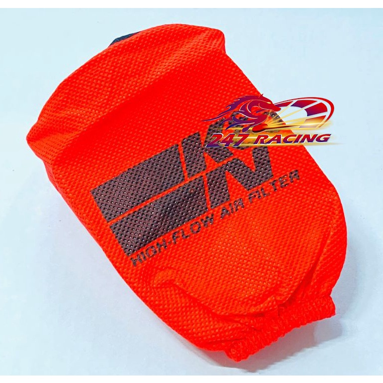 Bộ trùm lọc gió KN 1280 xe máy màu Đỏ chống thấm nước Vào Pô E tiện lợi Thích Hợp cho xe máy gắn Lọc Trụ