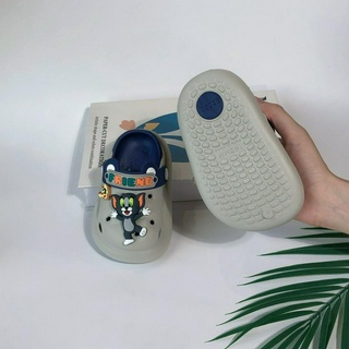 Dép sục cho bé gắn sticker TOM,Jerrry chất liệu nhựa EVA siêu nhẹ đế có thể tháo rời để vệ sinh(A05)