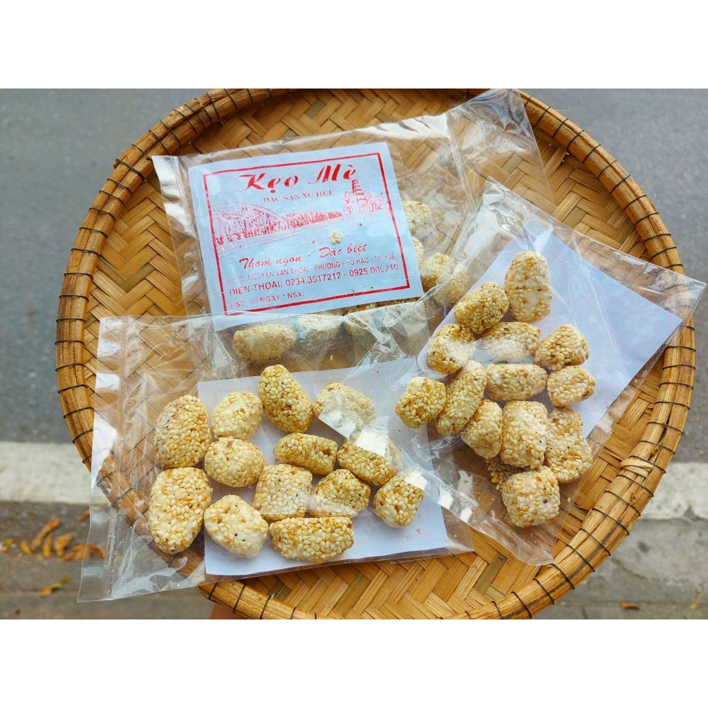 10 gói Kẹo mè vừng Huế giòn tan, thanh ngọt