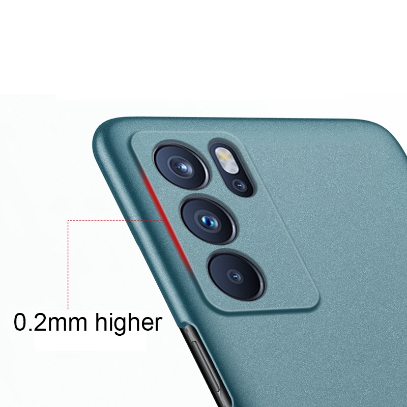 Ốp Điện Thoại PC Cứng Siêu Mỏng Mặt Nhám Cho OPPO Reno 4 SE 5 6 Pro Plus 5K ACE 2