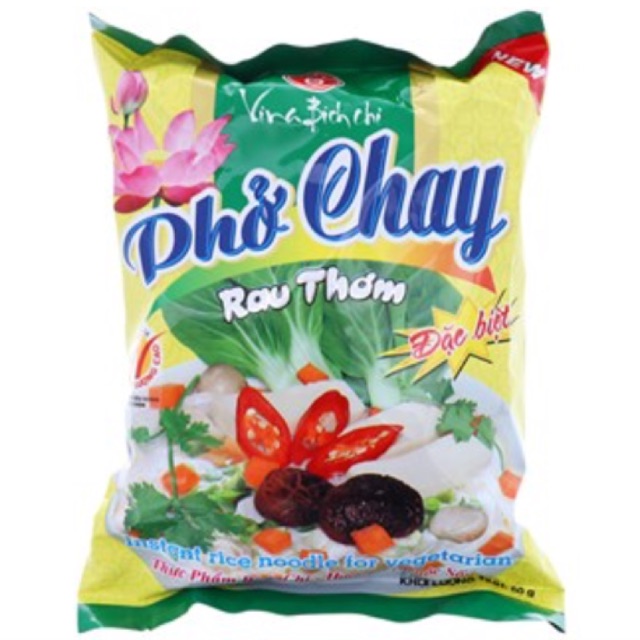 Phở chay Bích Chi vị Rau thơm gói 60g | Shopee Việt Nam