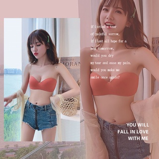 Áo Ngực Không Dây Không Đường May Mềm Mại Chống Trượt Có Thể Tháo Rời Quyến Rũ Cho Nữ 32-38