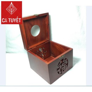 [RẺ NHẤT] HỘP ĐỰNG GIẤY ĂN khổ vuông mặt chạm cao cấp GỖ HƯƠNG chuẩn 100% có khóa chốt -(ẢNH THẬT)
