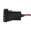 Phoenixshop Cổng USB kép sạc tiện ích cho xe ô tô TOYOTA ZY DC 12V-24V To 5V 3.1A