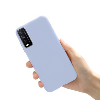 Silicone Ốp Điện Thoại Silicon Màu Kẹo Cho Vivo Y20 Y20I Y20S Y20G Y30G Y12S 2021 Vivo V2029 V2027 V2026