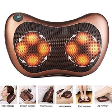 Gối Massage Hồng Ngoại 8 Bi - máy massage thư giãn kháng mỡ - Gối Massage Vai Gáy Hồng Ngoại 8 Bi
