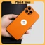Miếng dán lưng da màu cam cho iPhone 12- 17promax