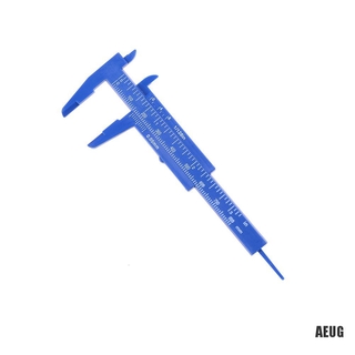 [Aiu] Dụng cụ đo thước đo thước đo Vernier trượt bằng nhựa 80mm