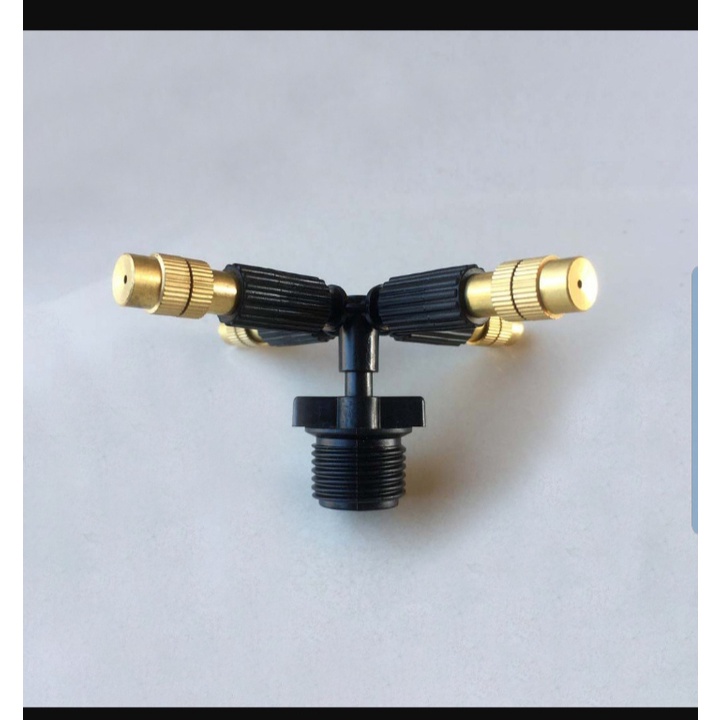 Combo 5 Béc Phun Sương 6 Hướng Đầu Đồng Kèm Chân Ren Ngoài 21