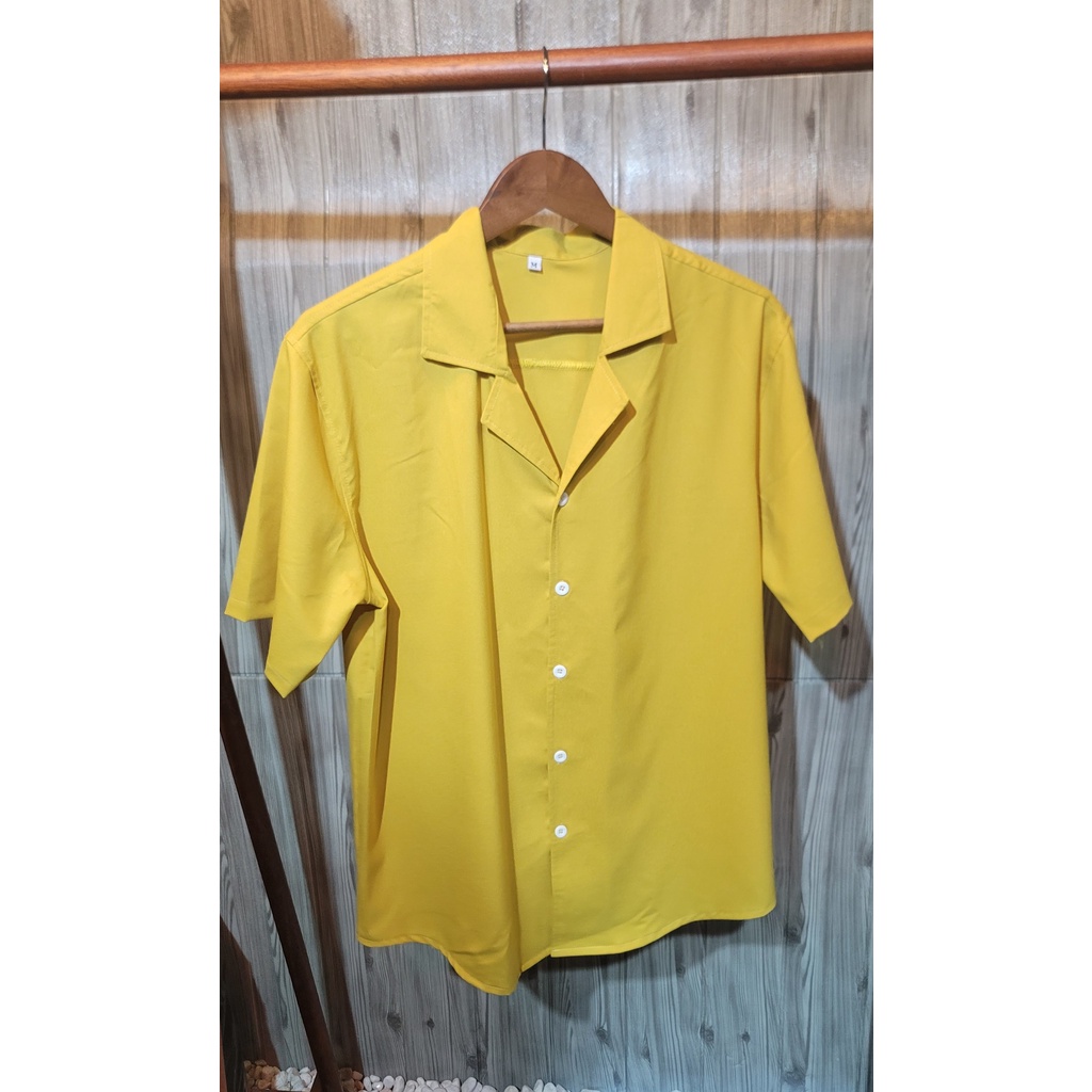 Áo Sơ mi Cổ Vest Tay ngắn AURONA II CVC - Giá sỉ Unisex