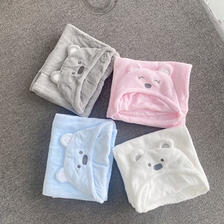Chăn Ủ Có Mũ Minizone Hình Gấu Cho Bé Cực Đáng Yêu | Minizon Kids