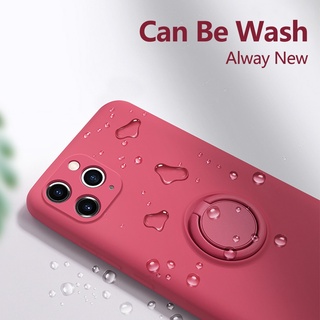 Ốp Lưng Cho iPhone 16 15 14 13 12 11 Pro Max Ốp Lưng Silicon Có Nhẫn Giá Đỡ Dành Cho iPhone X XS XR 7 8 SE2020 11 12 Pro Max 13 Mini Ốp Lưng