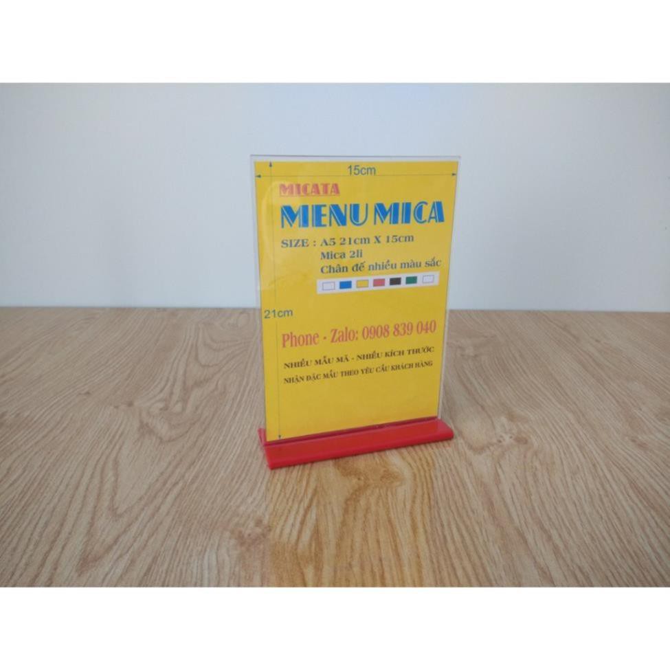 Menu Mica A6 A5 A4 Để Bàn, Kệ Menu Kẹp Tài Liệu, Mica Giá | Shopee Việt Nam