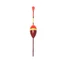 TOPTOOLCX 2 Chiếc Đá Mồi Câu Cá Phao Thời Trang Trượt Trôi Ống Các Loại Kích Thước Chỉ Báo