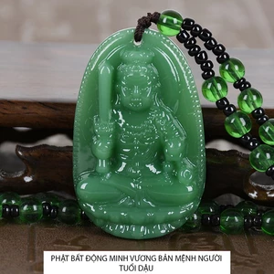 Dây chuyền vòng cổ chuỗi hạt phật bản mệnh Phật Bất Động Minh Vương cao cấp bản mệnh tuổi Dậu