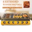 Bếp nướng hải sản bằng gas, nướng thịt bbq 6 đầu đốt loại lớn ETON ET-K333
