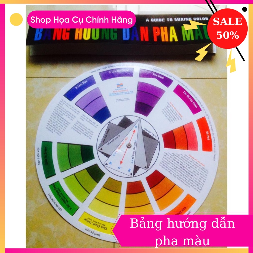  Bảng hướng dẫn pha màu ⚡ HÀNG CHÍNH HÃNG ⚡ bảng màu giúp ích cho mọi Bildidee 