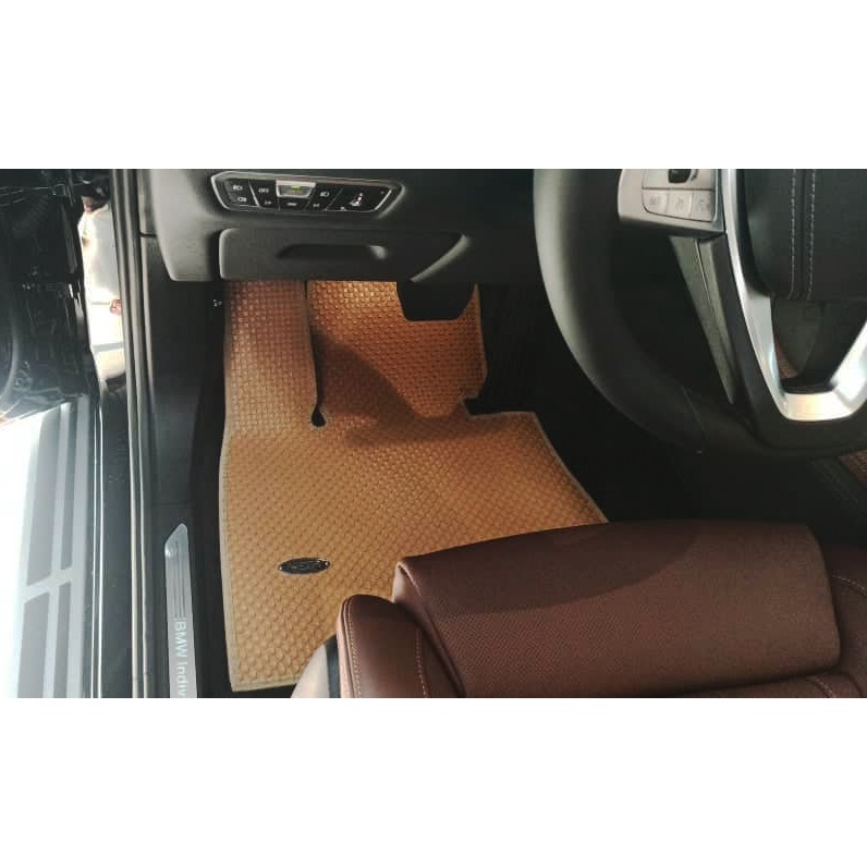 Thảm lót ô tô KATA cho xe BMW X7 6 chỗ, 7 chỗ (2018 - 2025) - Khít với sàn, Chống trơn, Không mùi, Không ẩm mốc
