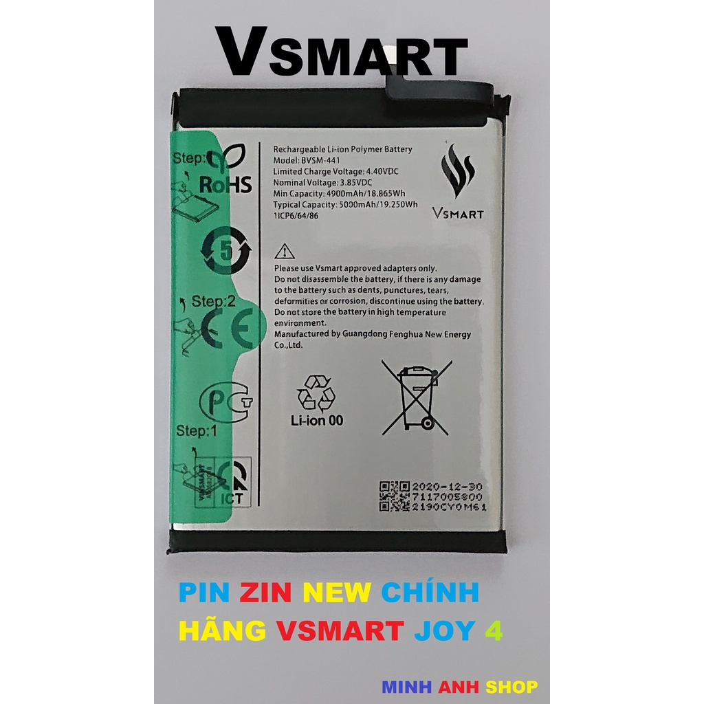 PIN ZIN NEW CHÍNH HÃNG VSMART JOY 4: BVSM-441 | Shopee Việt Nam