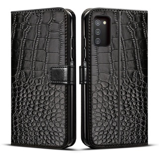 Ốp Lưng Điện Thoại Dạng Ví Da Lật Dành Cho Samsung Galaxy A03s Samsung A03s Samsung A03s SM-A037M