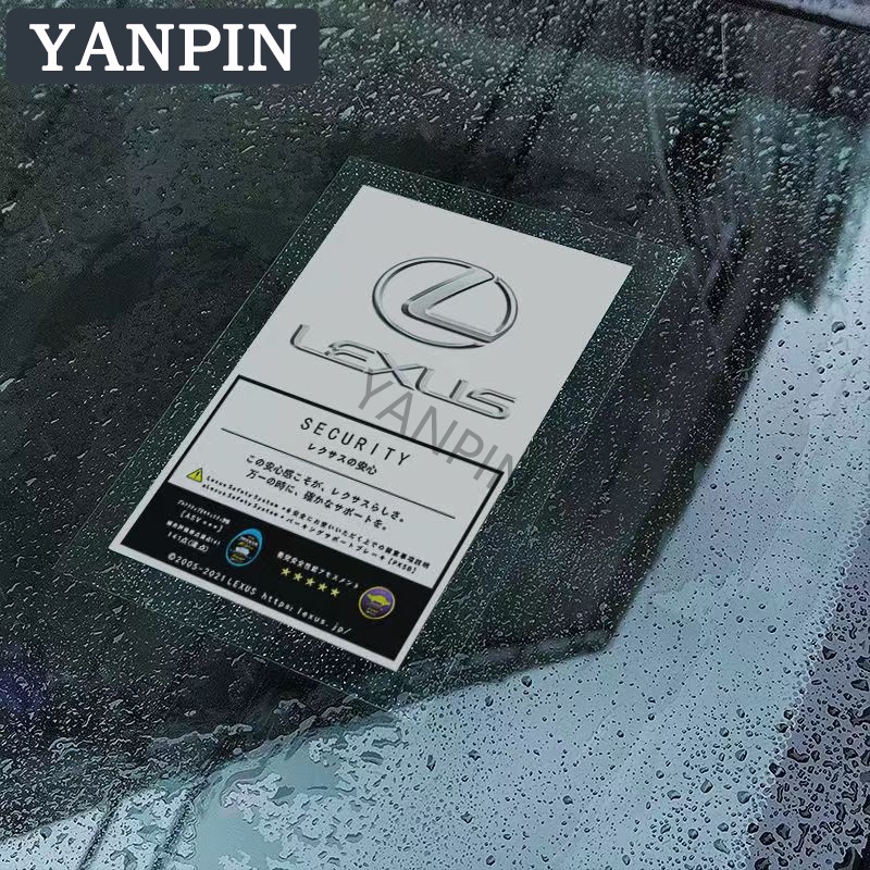 Lexus Miếng Dán Tĩnh Điện Trang Trí Kính Chắn Gió Xe Hơi IS250 CT200H ES250 GS250 IS250 LX570 LX450d NX200T RC200T RX300 RX330 RX350