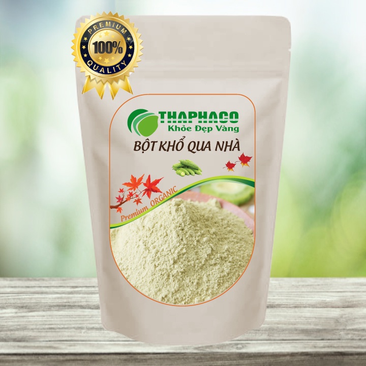 [HCM] Bột Trái khổ Qua Nhà 100g Uống Làm Đẹp Dưỡng Da, Ngừa Mụn THAPHACO