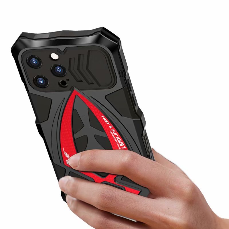 360 Full Chống Sốc Kim Loại Ốp Lưng Tương Thích Cho iPhone 16 15 13 Pro MAX 13 Mini 12 Pro 11 8 7 14 Plus Ốp Lưng Điện Thoại Nhôm Lai Cao Su Tác Động Giáp Bao 15 Pro