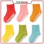 Set 2 đôi Tất len cao cổ chống trượt màu trơn cho bé trai bé gái sơ sinh 0-5 tuổi ShinHome