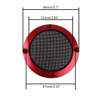 Loa tự động màu đỏ Dusur 3 inch để bảo vệ Vỏ bảo vệ loa Vỏ lưới bảo vệ