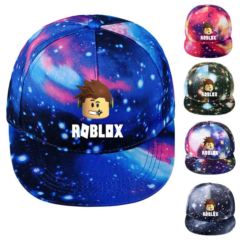 Đầy Sao Roblox Trò Chơi Bầu Trời Mũ Bóng Chày Unisex Hip Hop Mũ Trucker