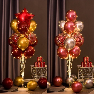1 Bộ Giá Đỡ Bong Bóng Trong Suốt 75cm Dùng Trang Trí Tiệc Cưới / Sinh Nhật