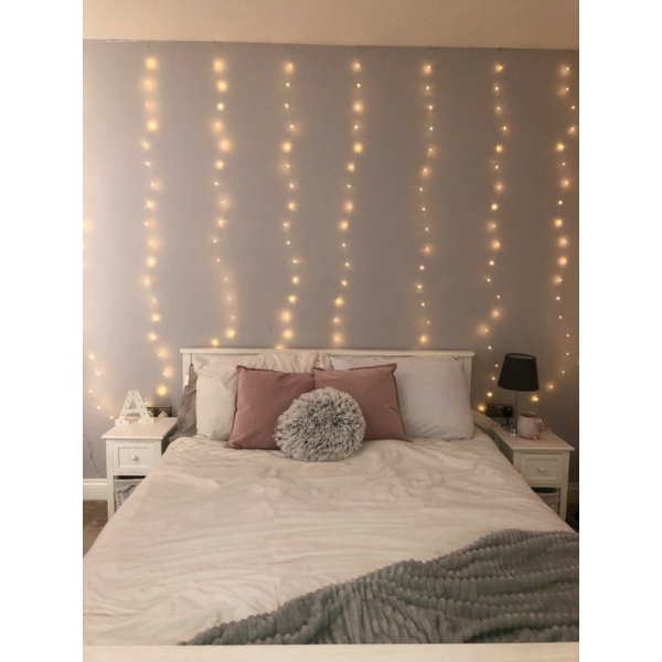 Bộ rèm đèn mưa rơi đom đóm led móc treo 3 x3 mét | Shopee Việt Nam