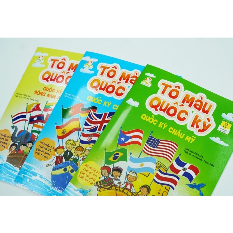 Ảnh Sách-Tô màu quốc kì (3 cuốn) 1