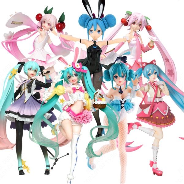 Hatsune Nhân Vật Hành Động Hoạt Hình Ảo Ca Sĩ Miku Tượng Các Bức Tượng Nhỏ Sưu Tập Mô Hình Đồ Chơi Cô Gái