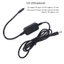 Niki 36W Type c đến 5 5x2 5 Cáp nguồn 12V 20V Cáp cấp nguồn bước lên