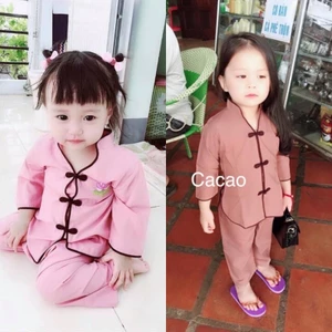 Cổ Tàu Cho Bé # Quần Áo Bé Đi Chùa