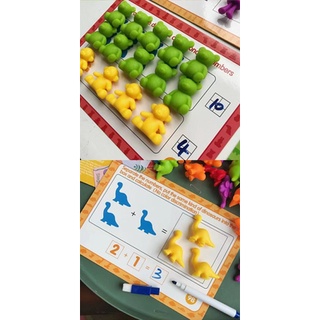 Bộ Đồ Chơi Học Đếm Hình Động Vật/Chữ Tiếng Anh Màu Sắc Cầu Vồng Cho Bé