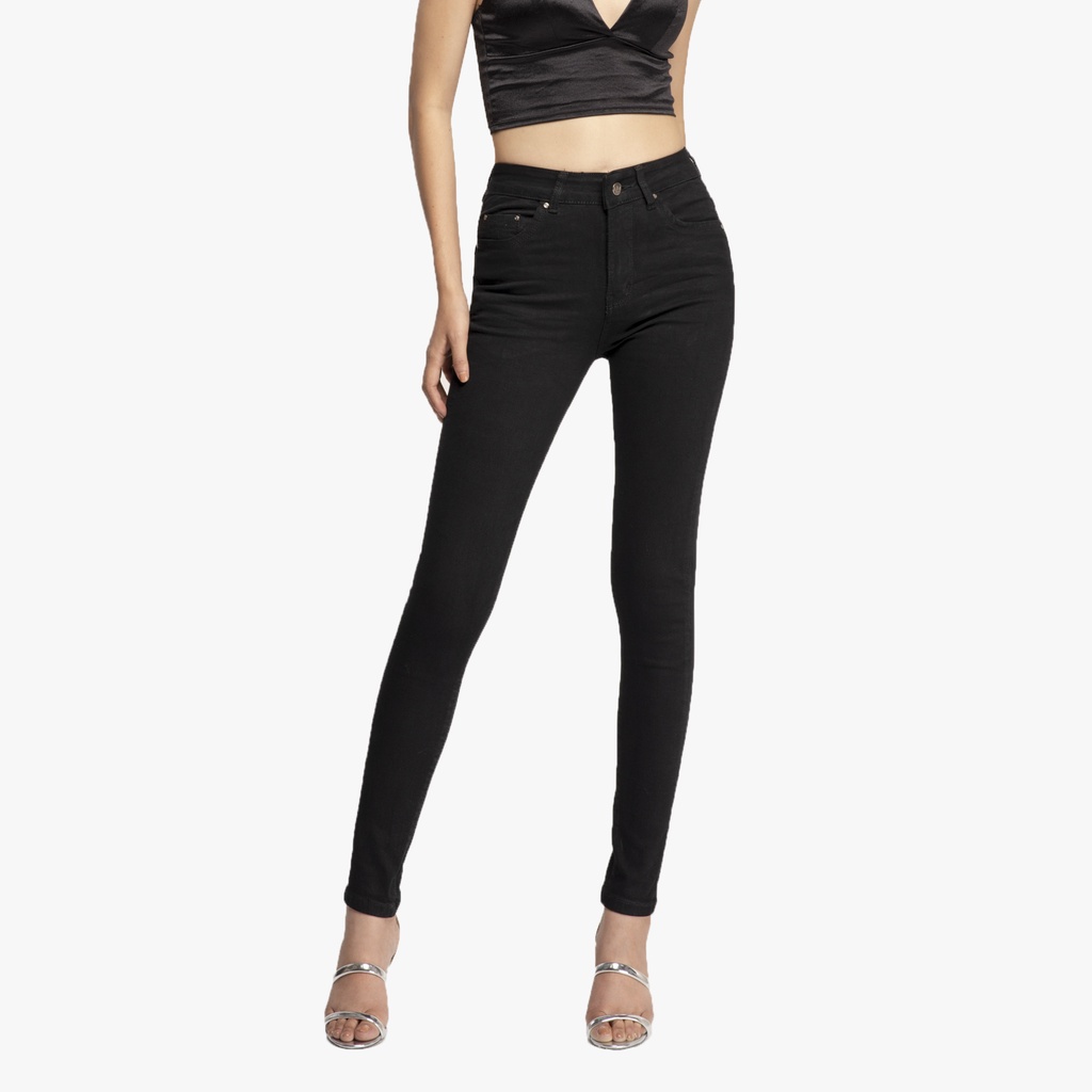 Mô tả Quần Jean Nữ Lưng Cao Skinny Tôn Dáng Aaa Jeans - 1