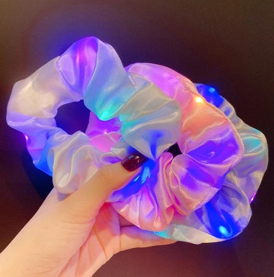 Dây Buộc Tóc Gắn Đèn Led Phát Sáng Độc Đáo Thời Trang