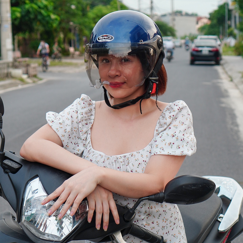 Ảnh Kính chắn gió gắn mũ bảo hiểm 1/2 và 3/4 SUNDY người lớn và trẻ em, an toàn, chống nắng, tia UV, bảo vệ đôi mắt bạn 1
