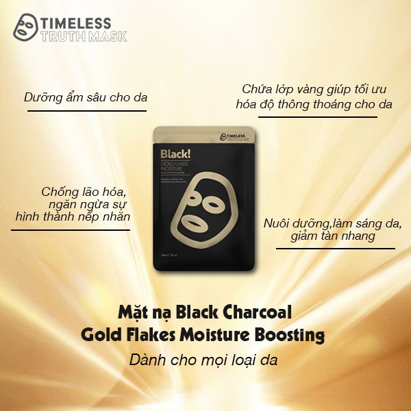 Ảnh 5 Mặt Nạ Tăng Cường Độ Ẩm Tinh Chất Vàng Tặng Ngay 1 Mặt Nạ Sợi Tơ Siêu Nhẹ Timeless Truth Mask 2